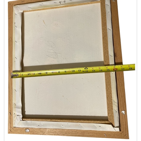 Robert Cox Still Life Oil 16x20 Canvas Painting Pink Yellow Floral Framed 18x22 - Picture 6 of 8